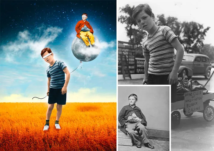 I Revive Vintage Photographs Into Trippy Digital Art