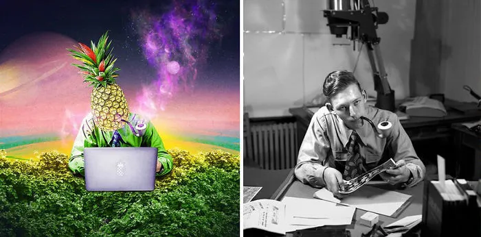 I Revive Vintage Photographs Into Trippy Digital Art