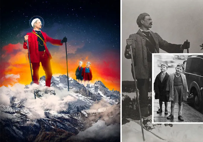I Revive Vintage Photographs Into Trippy Digital Art