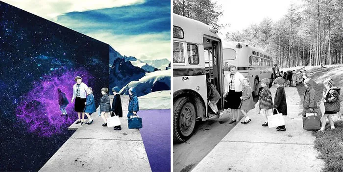 Reviving Vintage Photographs Into Trippy Digital Art