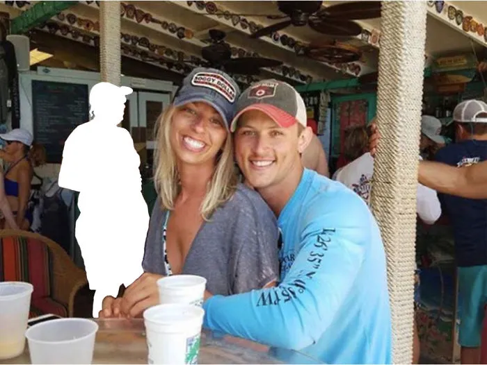 Couple Asks Internet To Photoshop Out Shirtless Guy From Engagement Photo, Regrets It Immediately