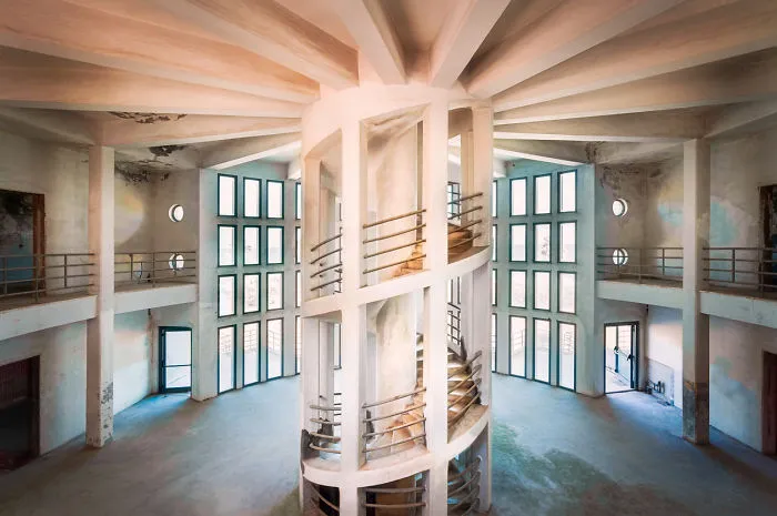 Abandoned Staircase In Italy