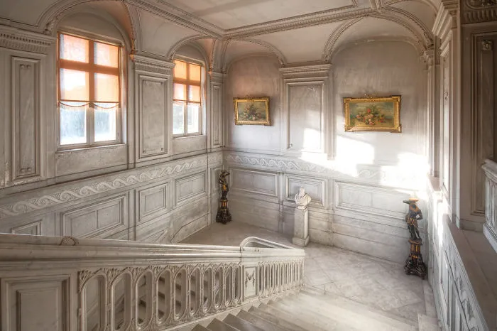 Abandoned Staircase In Belgium
