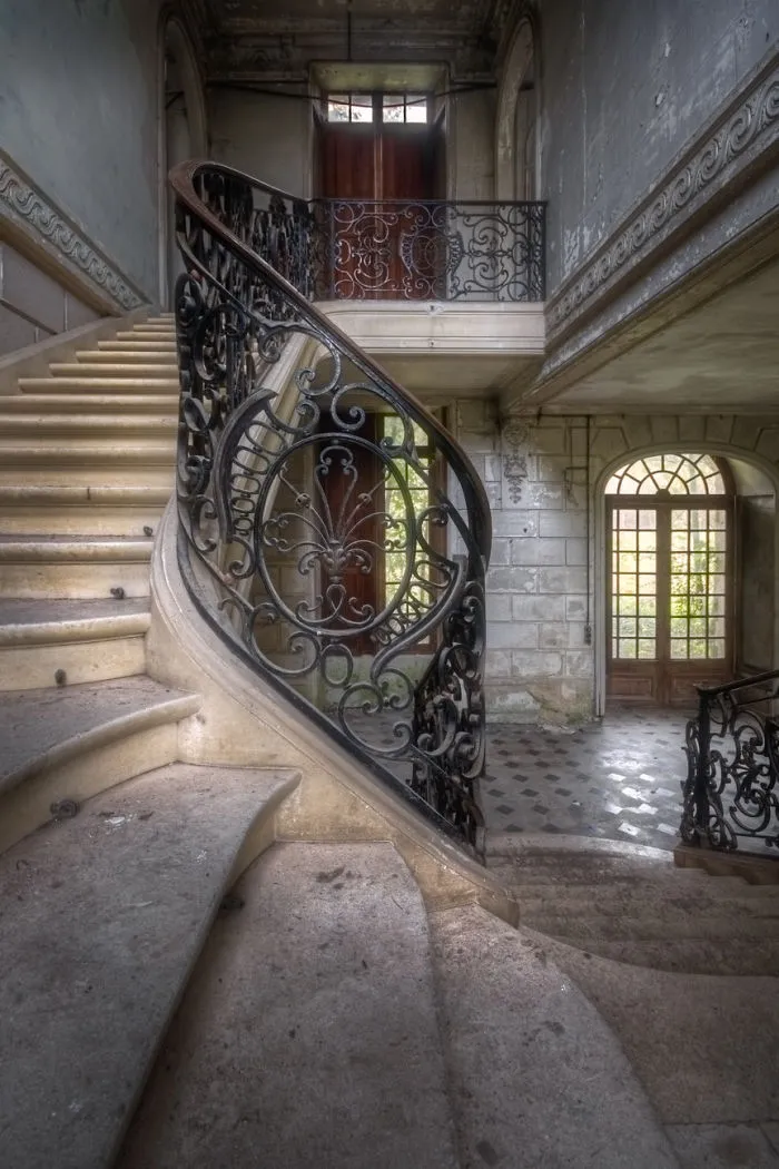 Abandoned Staircase In France