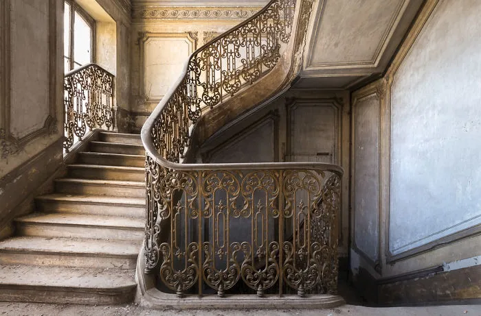Abandoned Staircase In France
