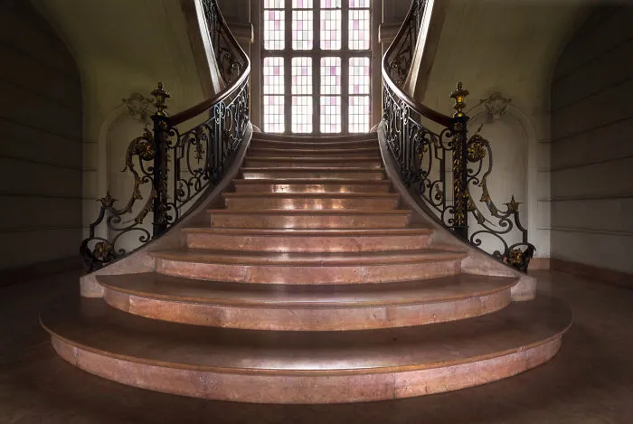 Abandoned Staircase In Belgium