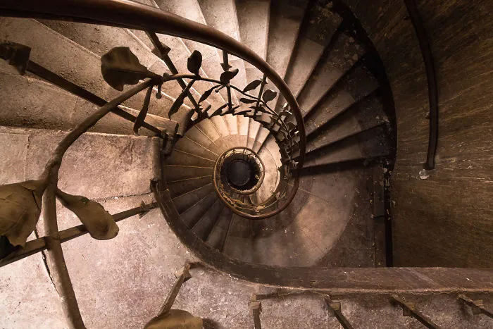 Abandoned Staircase In Germany
