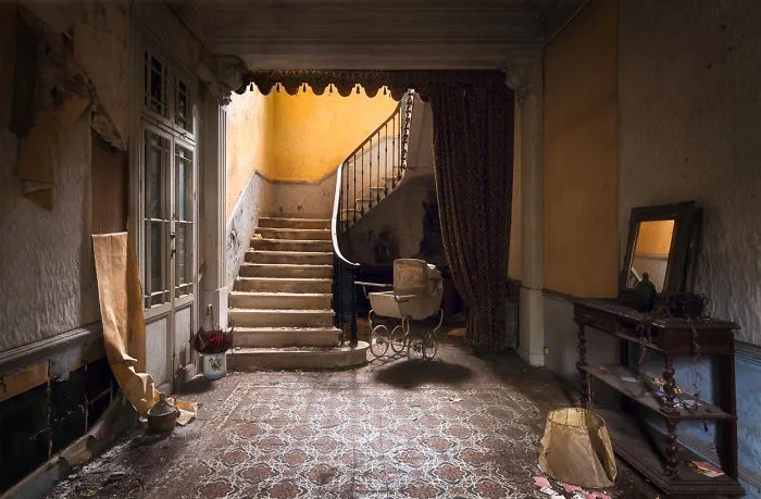 Abandoned Staircase In France