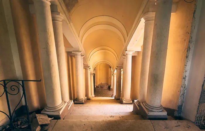 Abandoned Staircase In Italy