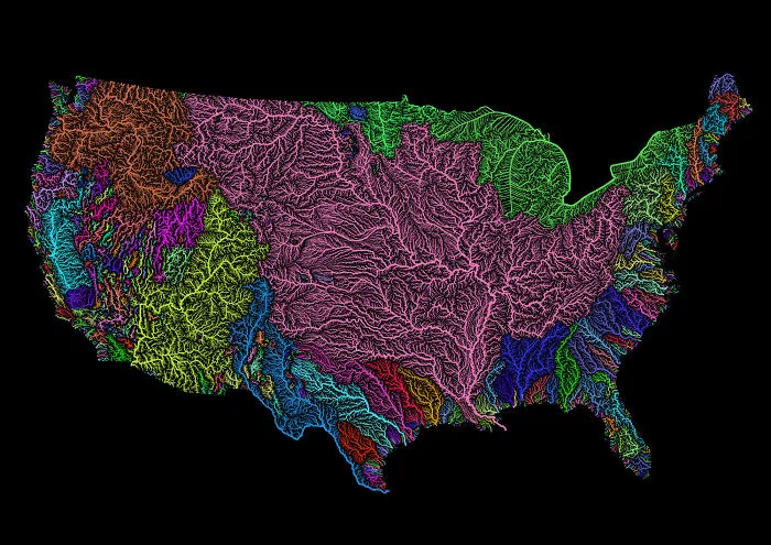 I Make Colorful Maps Of Rivers In My Free Time, And Go Volunteer For Ngos From What I Earn