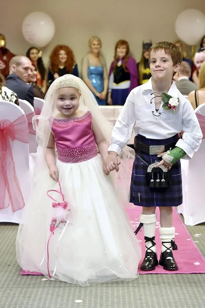Terminally Ill Scottish Girl Has Fairytale ‘Wedding’