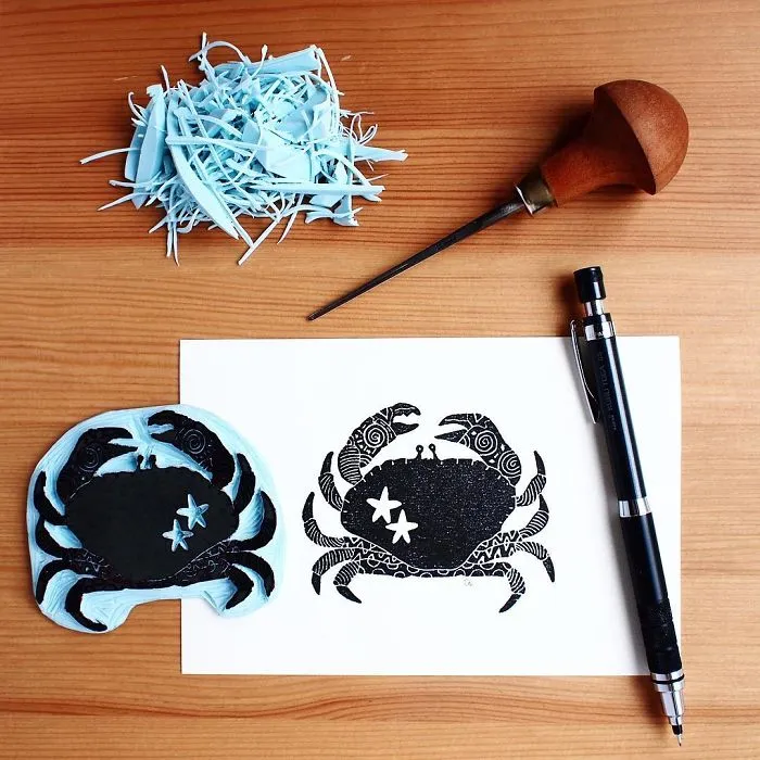 I Make Handprints And Hand Carvings Inspired By Nature, Culinary, Travel And The Beauties Of Life
