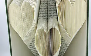Folded Book 3 Hearts