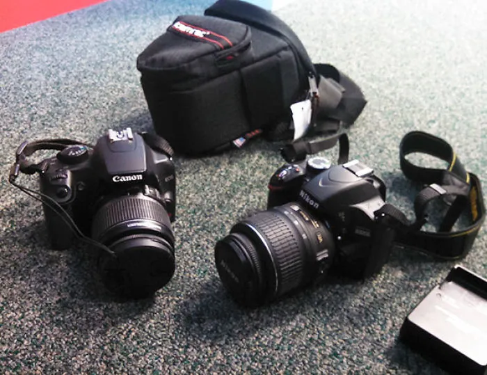 $12.99 For A Nikon D3200 And $9.99 For A Cannon Eos Rebel Xs. Both Basically Brand New. Thanks Goodwill!