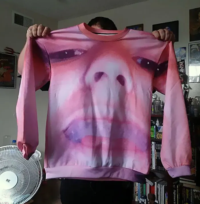 My Boyfriend Found This At Goodwill. So Many Questions
