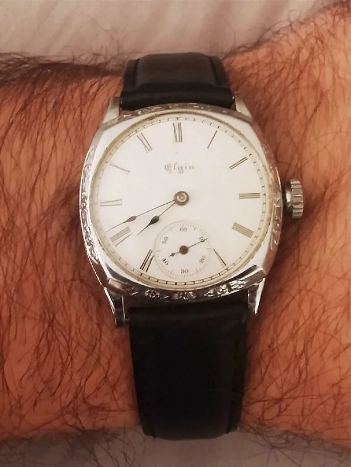 Reloj de pulsera Elgin de 1894, me costó 10$ de 2ª mano