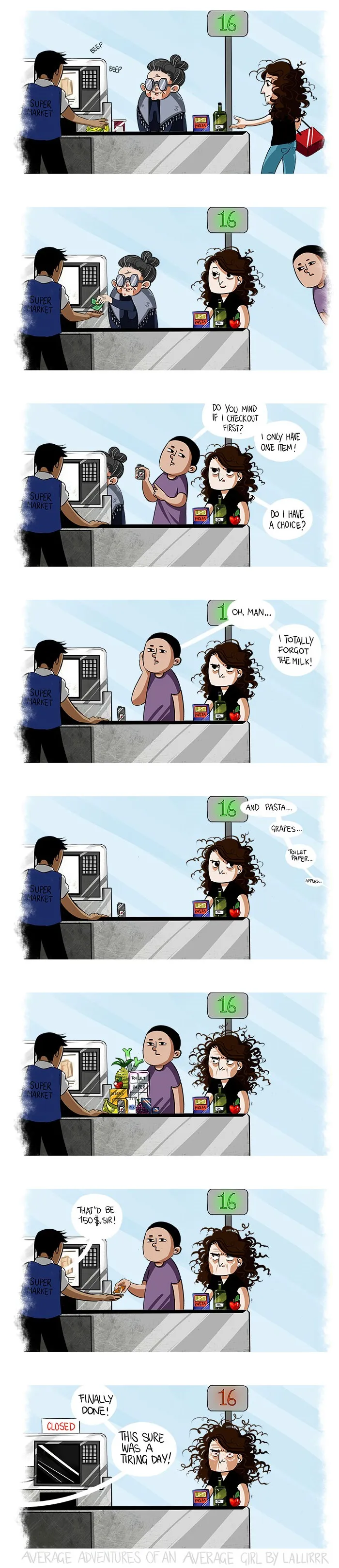 119 Hilariously Honest Comics Reveal What's Is Like To Be An Average Girl