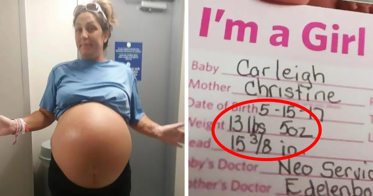 Esta madre ha dado a luz a un bebé de 6 kilos y sus fotos se han vuelto la sensación de internet