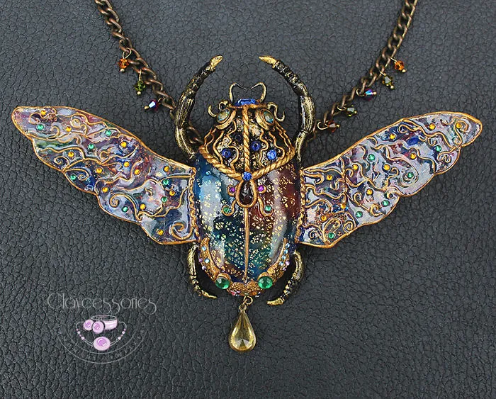 I Create These Magical Beetles From Polymer Clay
