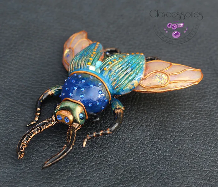 I Create These Magical Beetles From Polymer Clay