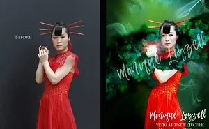 Photo Manipulation & Retouching By Just Using Ps Elements11, This Mom Is Doing All She Can To Get Funds For Her Little Girl. The Artist Is Monique Layzell