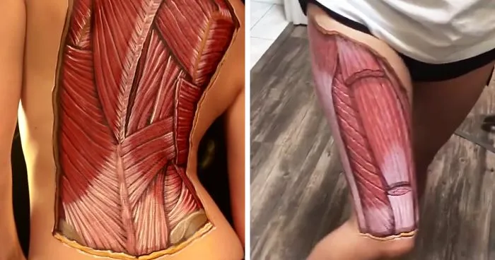 Realistic Body Anatomy Art