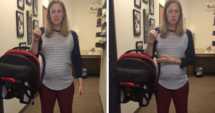 We've Been Carrying Baby Car Seats WRONG The Whole Time And Here's How To Do It Correctly