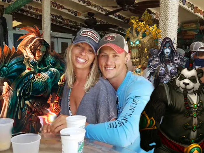 Couple Asks Internet To Photoshop Out Shirtless Guy From Engagement Photo, Regrets It Immediately