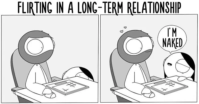 Girlfriend Secretly Illustrates Everyday Life With Her Bf, He Uploads Comics Online And They Go Viral (New Pics)