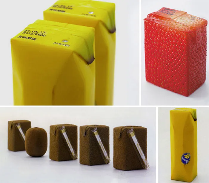 Envases de zumo de frutas