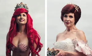 Disney Princesses Reimagined Years Later As Queens By Daughters And Mothers
