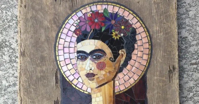 I Created Frida Kahlo Inspired Mosaic Art