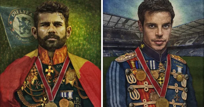 Artist Turns Chelsea Players Into Emperors