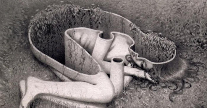 I Capture Dream-Like Images Using A Graphite Pencil