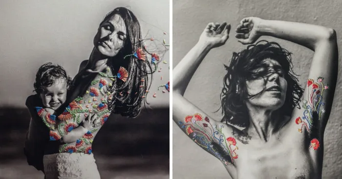 Photography Merges With Delicate Embroidery In Works By This Brazilian Artist