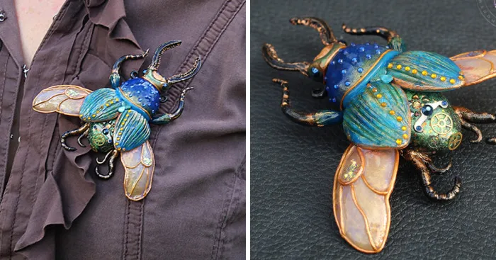 I Create These Magical Beetles From Polymer Clay