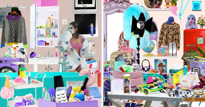 I Spent Two Months Making This 4-Story Apartment Collage
