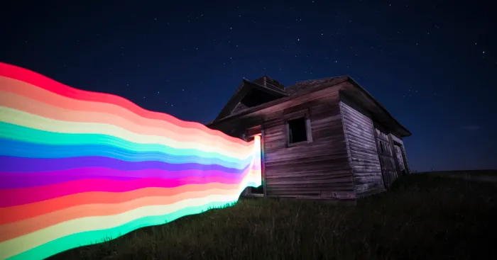 I Create Unique Images Using Light Painting