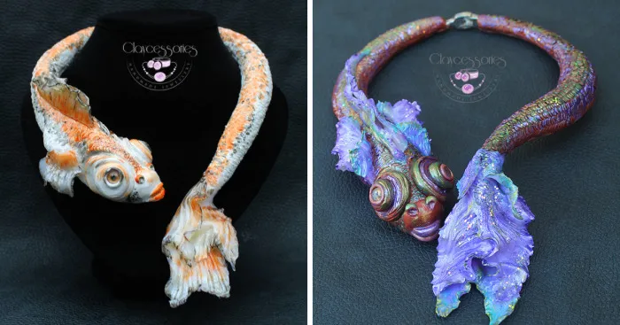 Mysterious Fishes From Polymer Clay