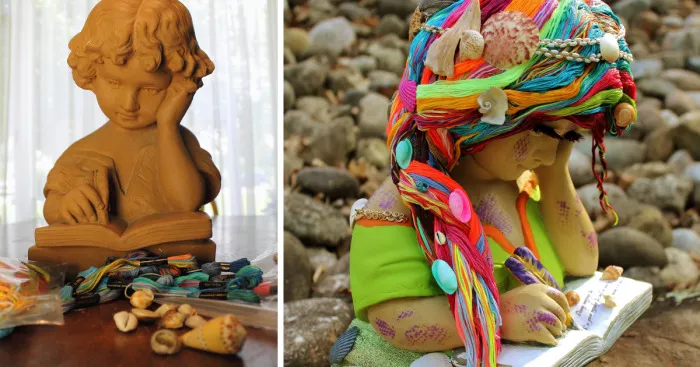 I Brought Out This Bust Statue's Inner Mermaid