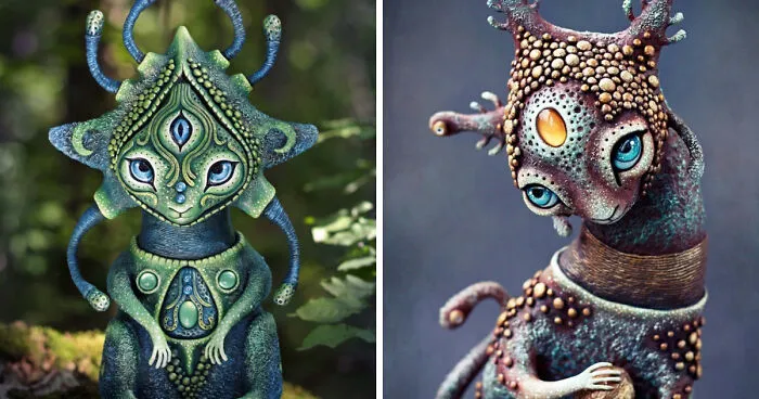 Mystical Creatures That Bring Light, Peace And Happiness By Ukrainian Artist