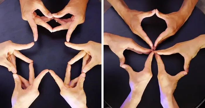 Amazing Finger Kaleidoscope Dance