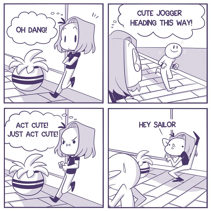 Flirting...