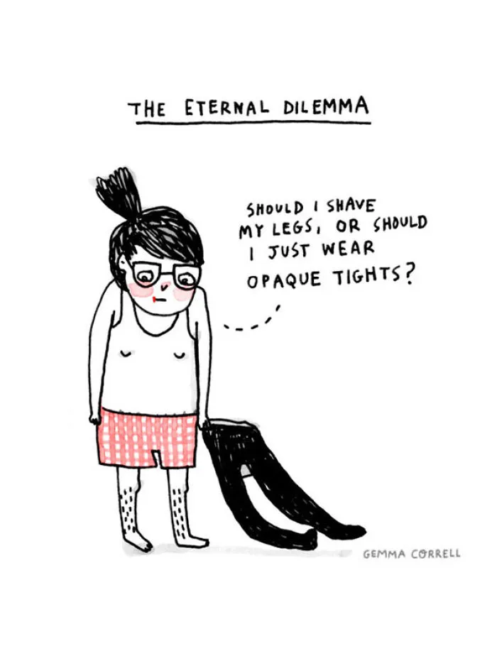 43 Hilariously Painful Comics About Shaving That Only Women Will Truly Understand
