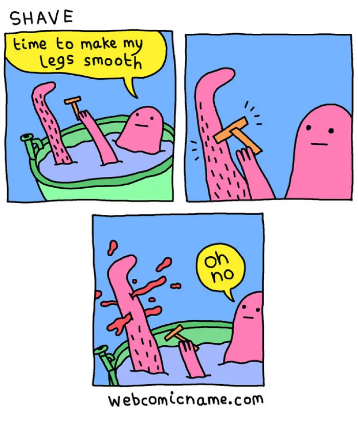 43 Hilariously Painful Comics About Shaving That Only Women Will Truly Understand