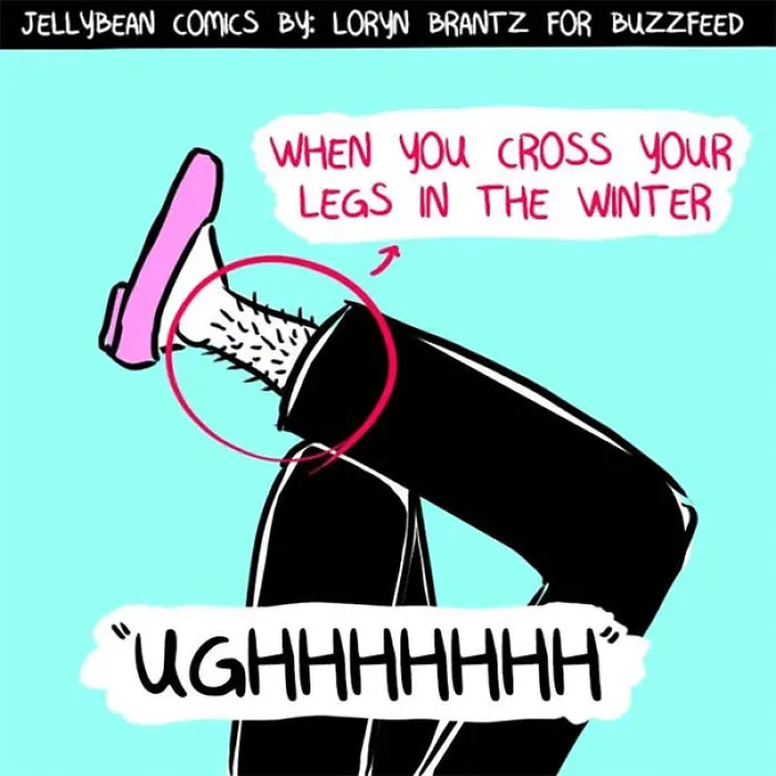 43 Hilariously Painful Comics About Shaving That Only Women Will Truly Understand