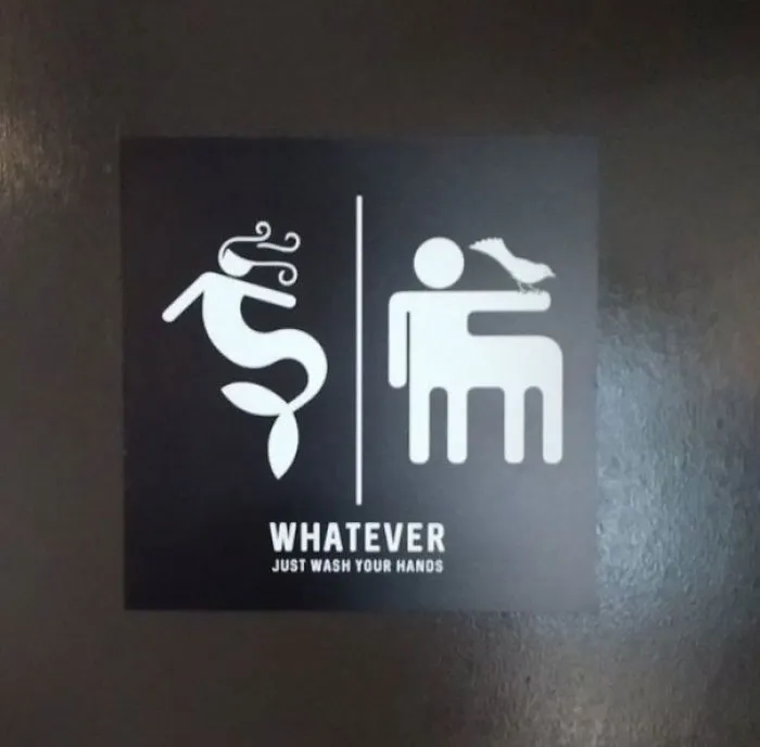 New Favorite Bathroom Sign
