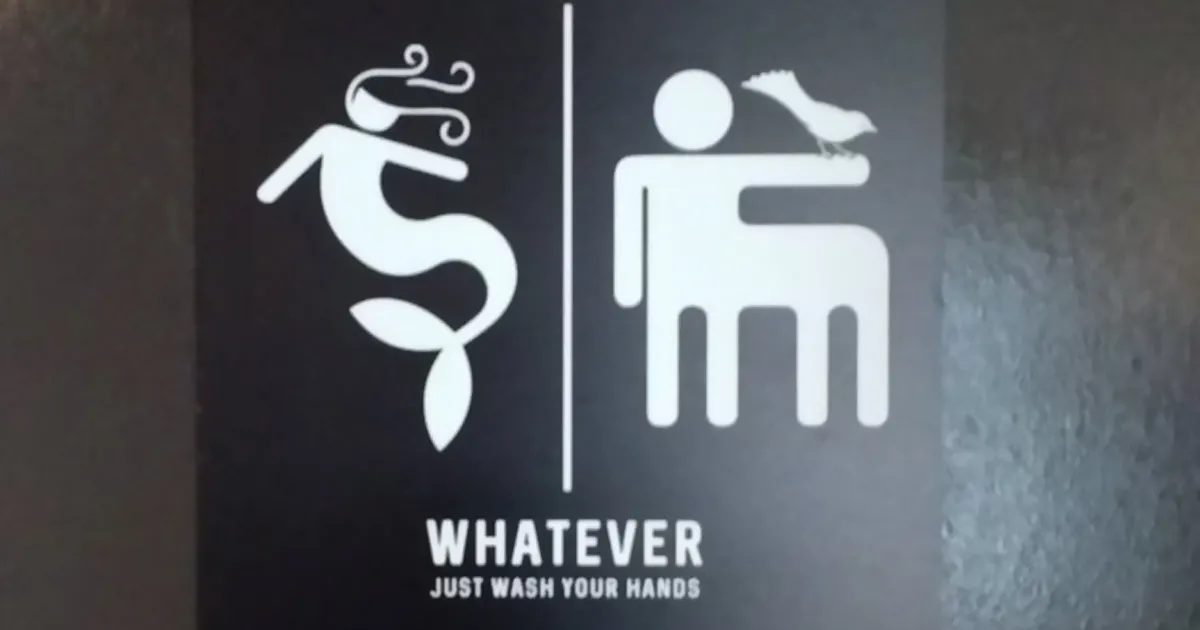 50 Funny Bathroom Signs People Found Around The World