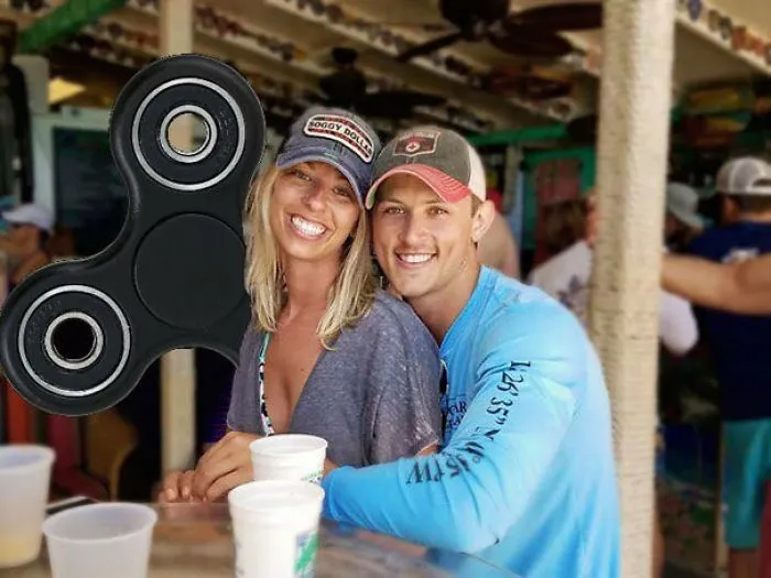 Couple Asks Internet To Photoshop Out Shirtless Guy From Engagement Photo, Regrets It Immediately