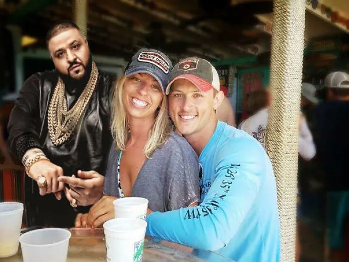 Couple Asks Internet To Photoshop Out Shirtless Guy From Engagement Photo, Regrets It Immediately
